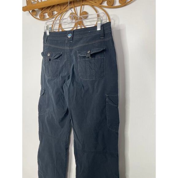 Kuhl women's charcoal black roll up pants crop 8 - Picture 4 of 6